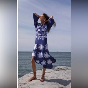 Asha by Ashley Indigo Alice Kaftan Large